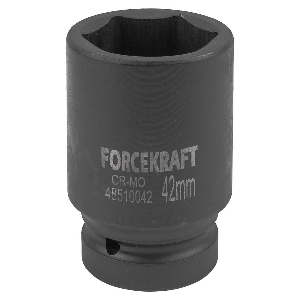 Головка ударная глубокая 1'', 42мм (6гр.) FORCEKRAFT FK-48510042