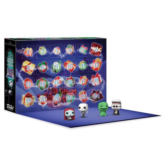 Набор подарочный Funko Advent Calendar Disney TNBC (Pkt POP) 24 фигурки 49668 / Адвент календарь Фанко по мотивам мультфильма "Кошмар перед Рождеством"