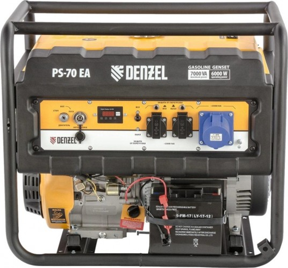 Генератор бензиновый Denzel PS 70 EA 946894