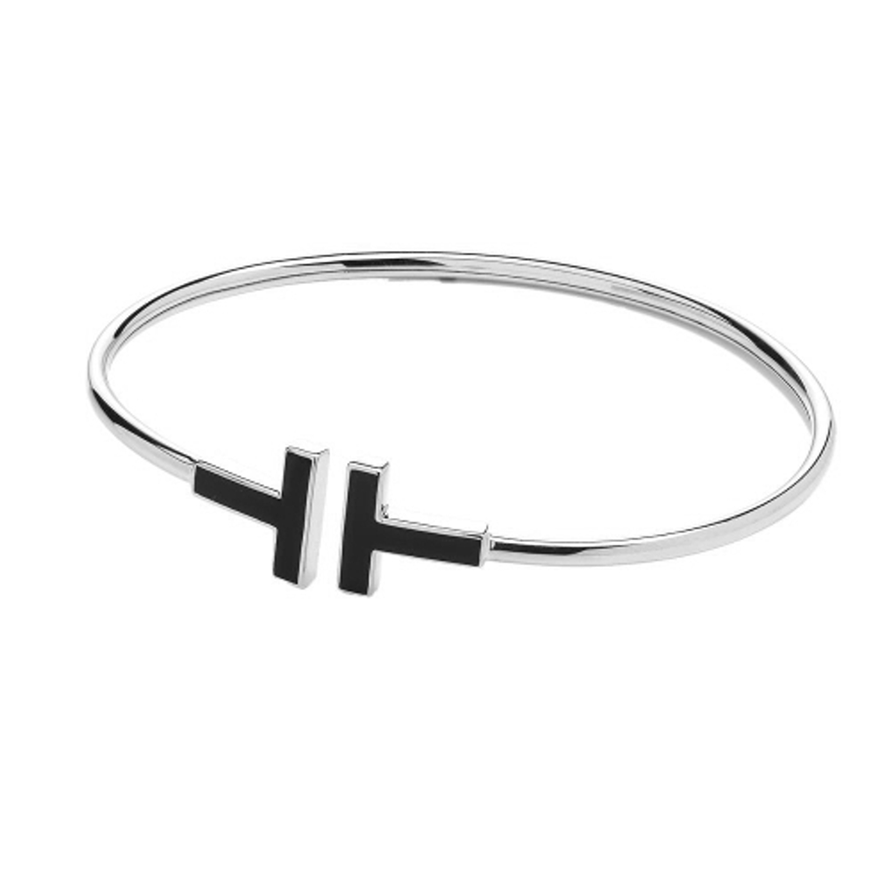 Браслет конго из белого золота 585 пробы JA-B-Б022794Э
