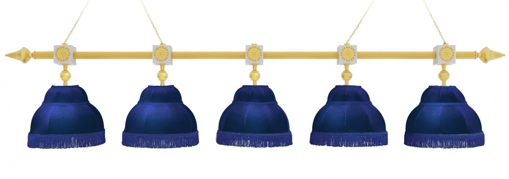 Лампа Антика 5 плафонов - граб