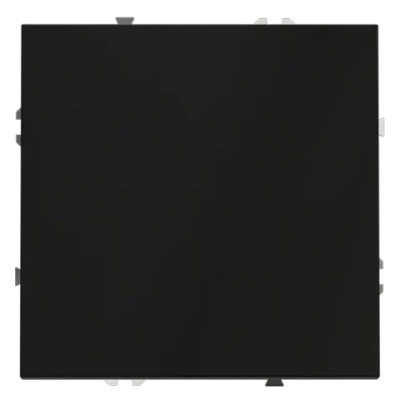 Проходной переключатель встраиваемый VOLTUM S70 одноклавишный 10А, (черный матовый)