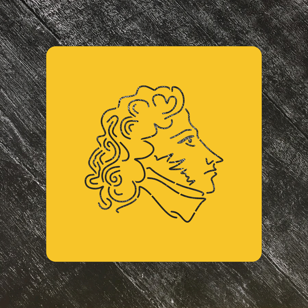 Трафарет "Пушкин" №1