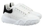 Alexander McQueen Alexander McQueen Court Trainer wear-resistant low-cut sports casual shoes women's white