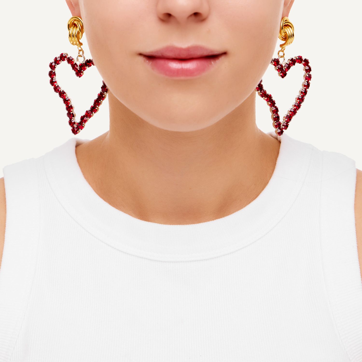 Серьги All of My Hearts Pink