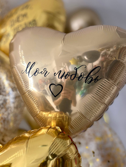 Воздушные гелиевые шарики с доставкой по Хабаровску №4674