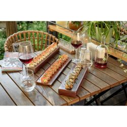 Блюдо прямоугольное 41*10,5 см h1,5 см   P.L. [6]