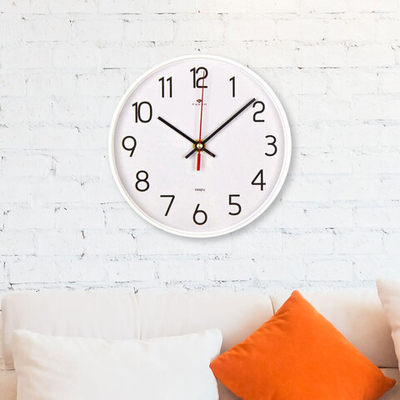 Часы настенные круглые d19,5см "Классика", корпус белый