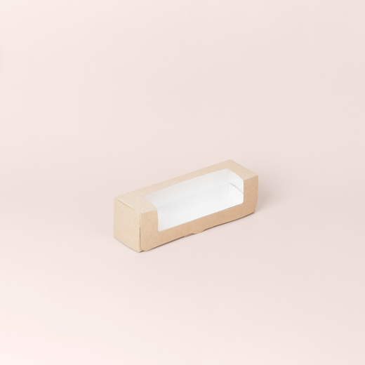 Коробка для макаронс 190*55*55 мм (крафт)