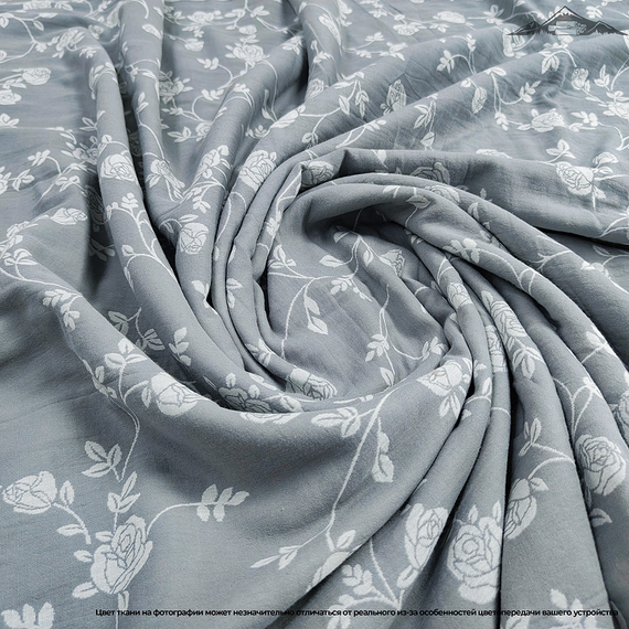 Вареный хлопок жаккард двусторонний рис.3 | ш.250 см | 130 г/м² | хлопок-100%