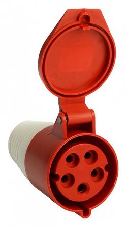 Розетка переносная разборная с заземлением и крышкой Stekker RST 49443