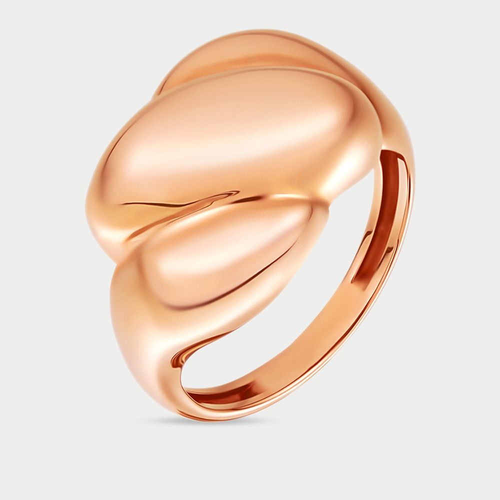Кольцо женское из розового золота 585 пробы (арт. 121-2146)