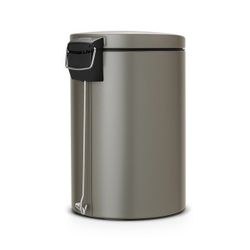 Ведро для мусора Brabantia МС платина 20л вид сзади