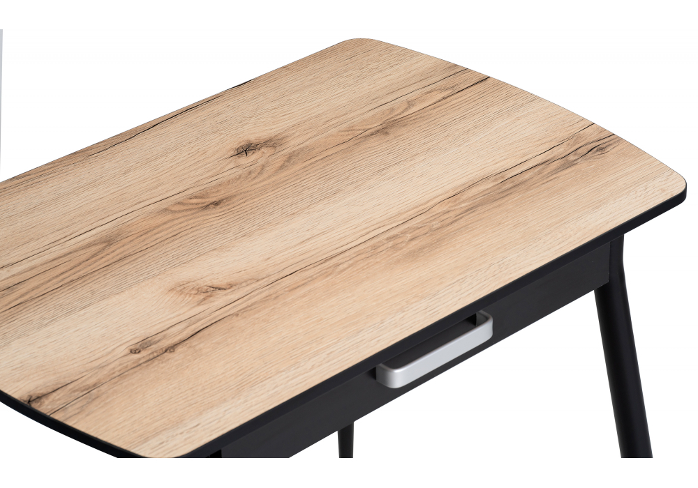 Стол деревянный Woodville Вики 90х60х77 делано, черный