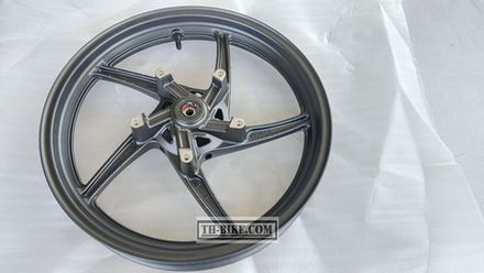 44650-KPP-T00ZA. WHEEL SUB ASSY., FR. *NH303M* (NH303M MAT AXIS GRAY METALLIC). HONDA.