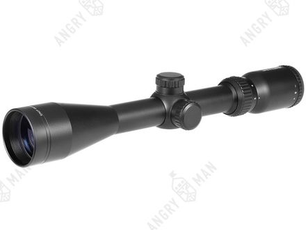 Прицел Quartz 3-9x40, сетка 3 (Mil-Dot) нить, без подсветки, 25.4мм, 1/4 МОА, 398г, Gaut