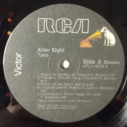 Винтажная виниловая пластинка LP Taco After Eight (USA 1982)