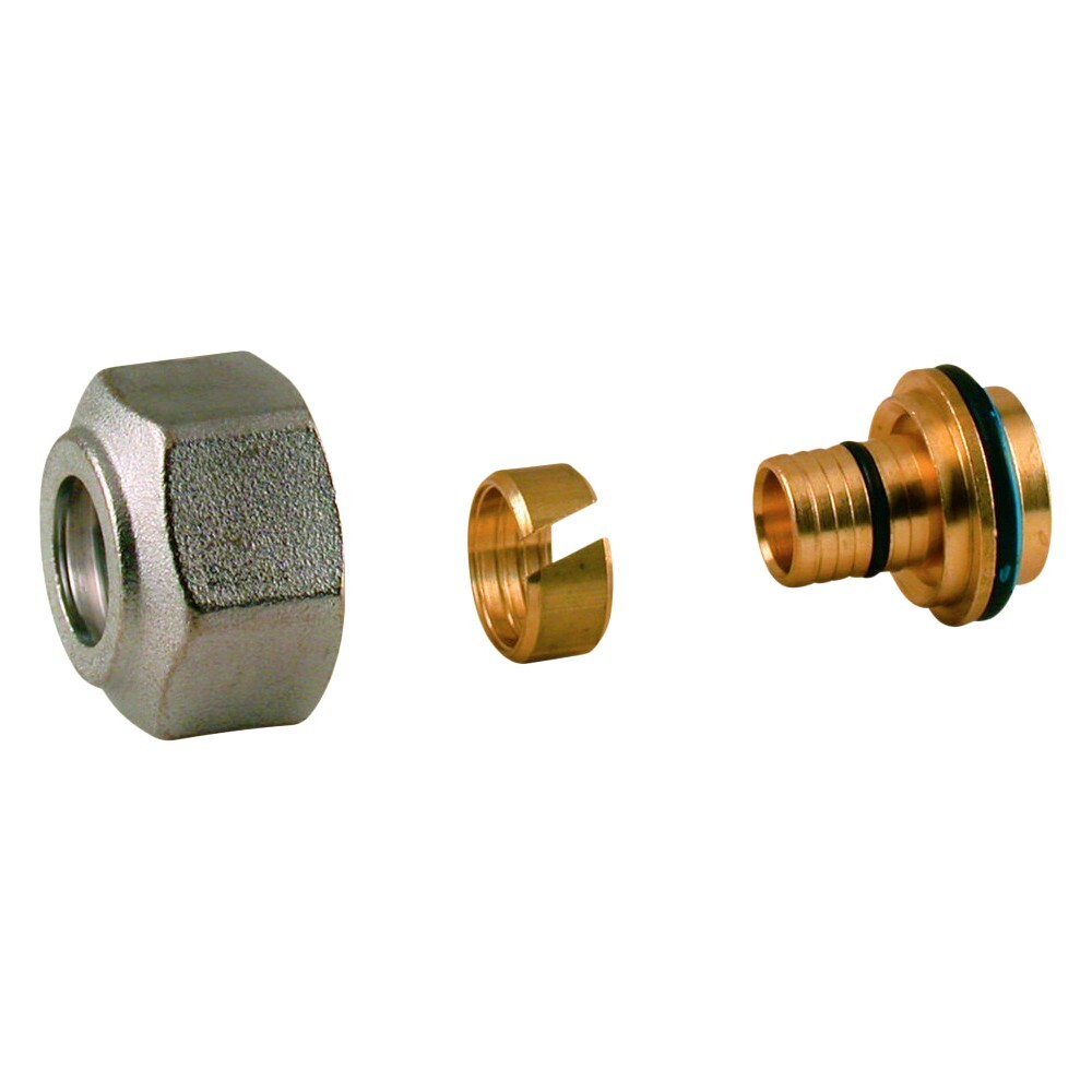 Переходник Giacomini МП латунь Дн 16х2,0х3/4quot; с евроконусом R179E