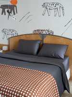 Покрывало из хлопка polka dots карамельного цвета из коллекции essential, 180х250 см