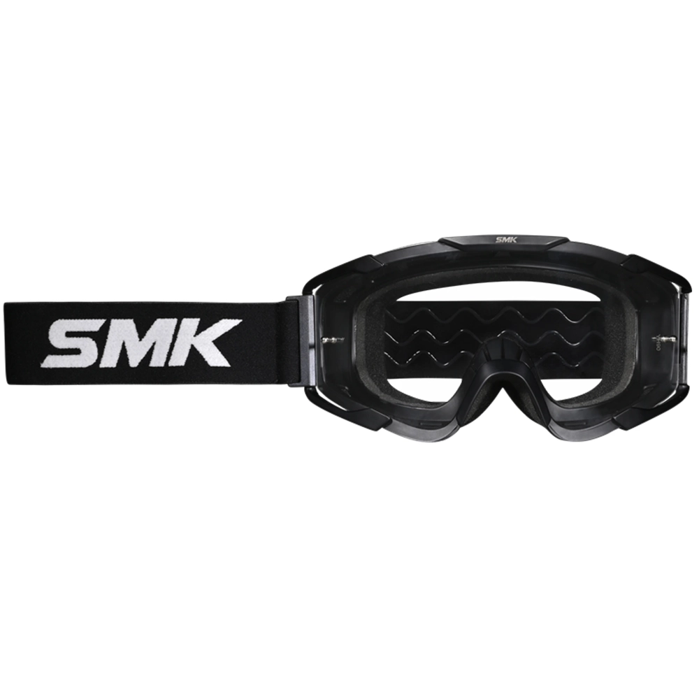 Очки кроссовые SMK TERRAIN, цвет черный, с прозрачной и тонированной линзой