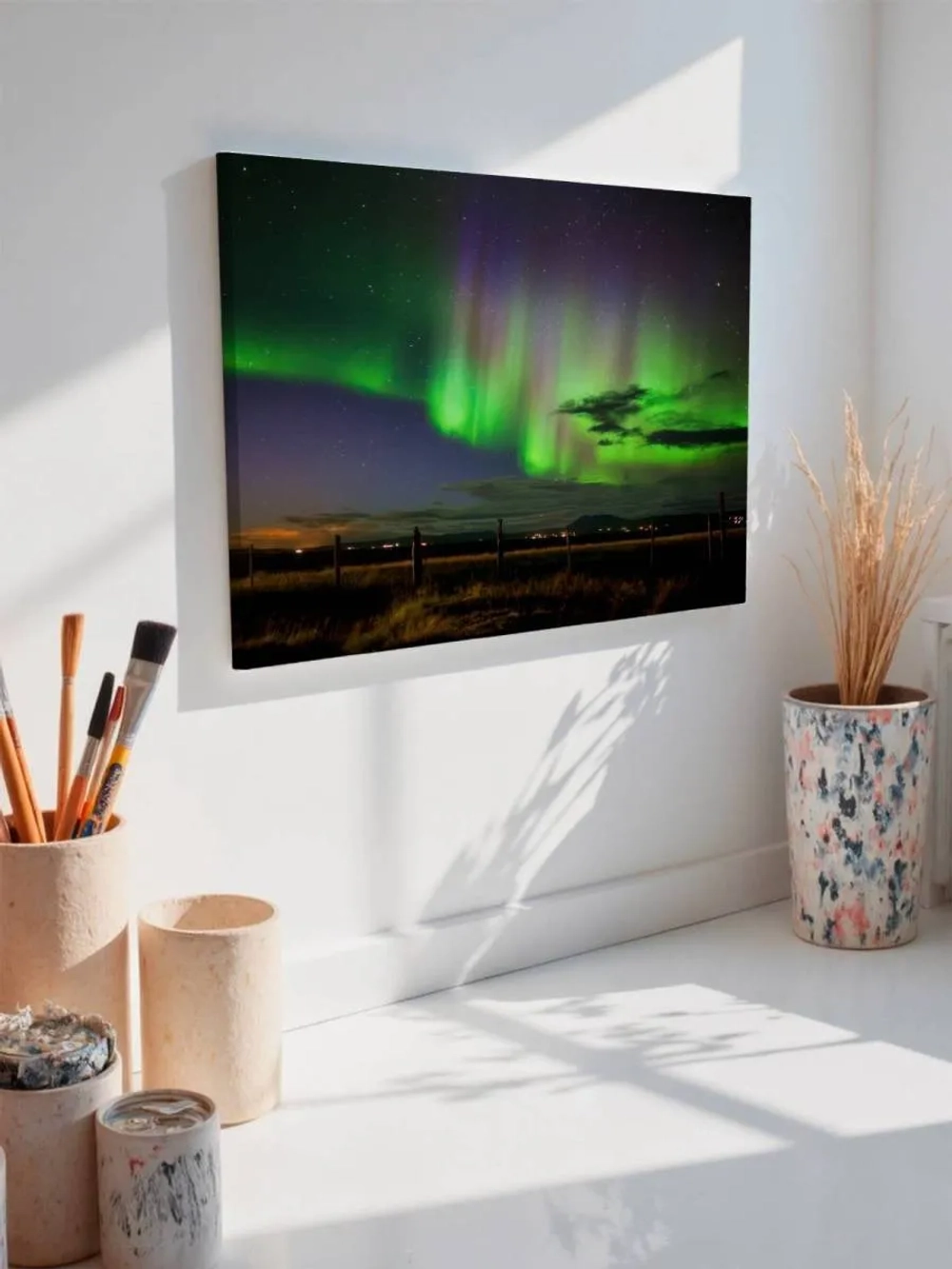 Картина на стену 40 X 50 Северное сияние