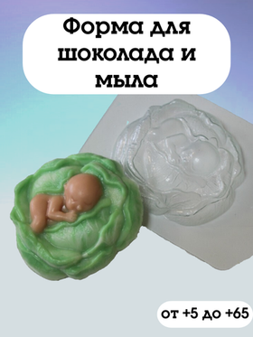 Форма пластиковая Малыш в капусте