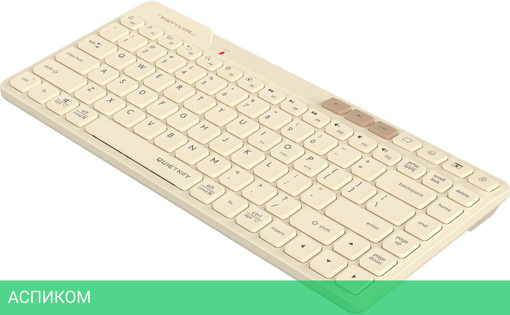 Клавиатура A4Tech Fstyler бежевый (FBK26C AS)