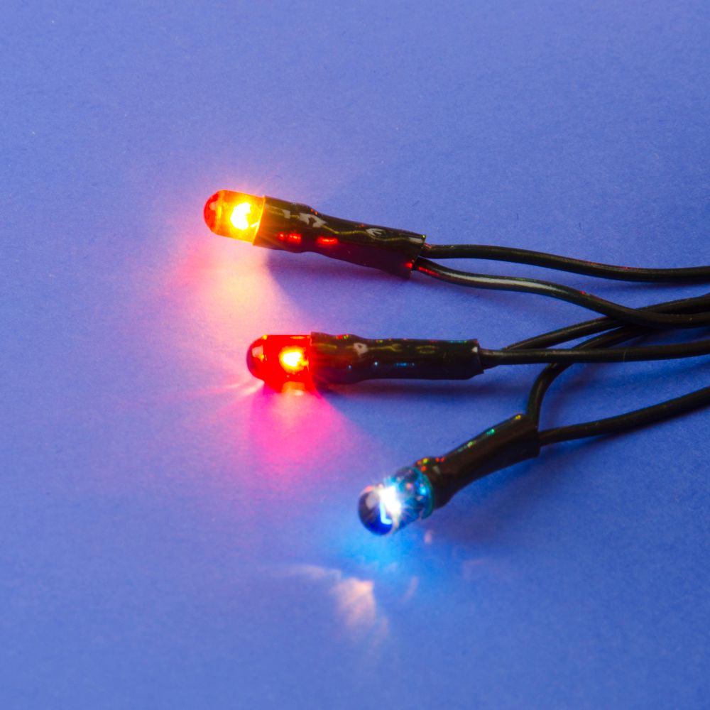 UDL-S0500-050-DGA MULTI IP20 MINI Гирлянда с контроллером. 5м. 50 миниламп накаливания. Разноцветный свет. Провод зеленый. TM Uniel.