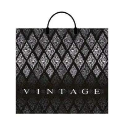 Пакет ПЭ с пластмассовыми ручками 38+3см(Винтаж) Артпласт (х10/ (комплект 10 шт)