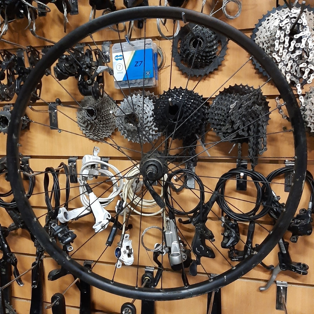 Заднее колесо Weinmann Shimano Deore 10x135