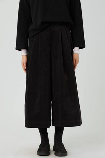 Кюлоты из черного вельвета