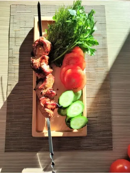 Поднос для шашлыка доска. Менажница