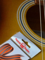 Стикер - Георгиевская ленточка бантик