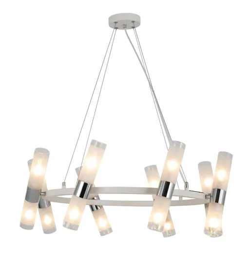 74784/16R WHITE+CHROME (1) Люстра (RL)