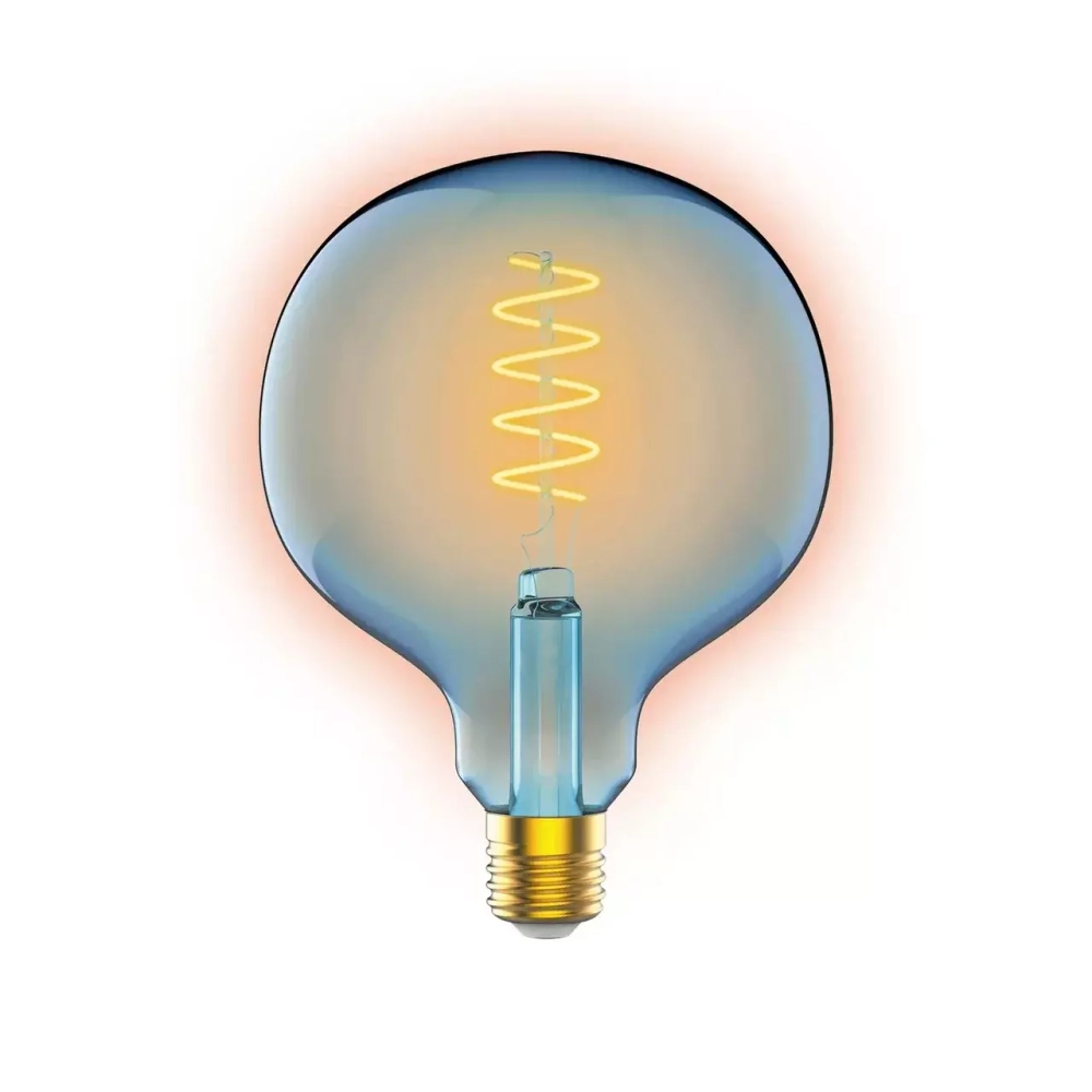 Лампа Gauss LED Filament G125 5W Е27 190lm 1800К sky blue flexible 1013802105