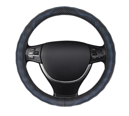 Чехол Оплетка на руль 37 см натуральная кожа