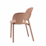 Кресло пластиковое Scab Design Hug Go Green, карамель