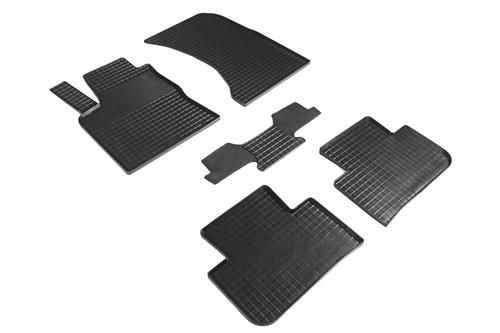 Резиновые коврики Сетка для Porsche Macan I rest 2019-н.в., Seintex.96152