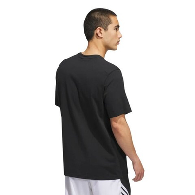 Баскетбольная футболка adidas Basketball Graphic T-shirt Black