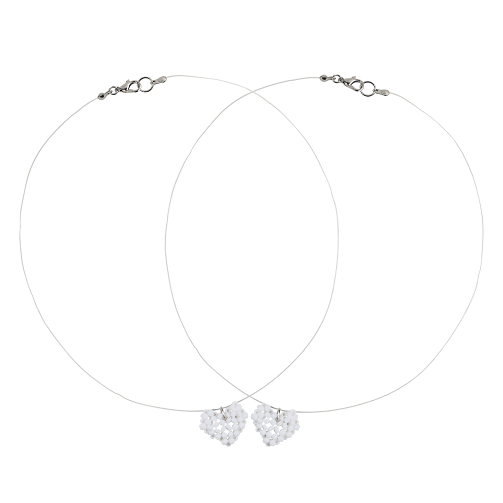 MINI LOVERS necklace WHITE