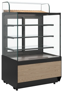 Витрина кондитерская Полюс KC70 VM 1,3-1 LIGHT (версия 2.0) (9005)