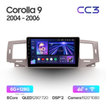 Teyes CC3 9" для Toyota Corolla 2004-2006