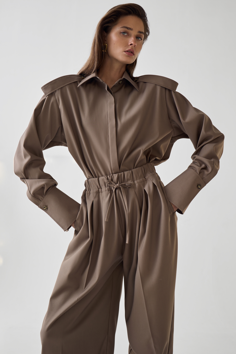 Комплект: рубашка и брюки с патами