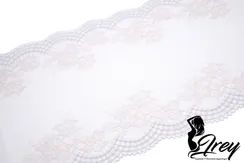 03-207 Кружево эластичное 29 см, серо-голубой