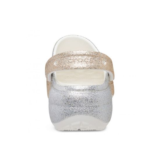 Crocs Classic Platform PU 'Gold Silver Gradient'