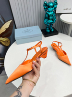Prada Satin Slingback Pumps