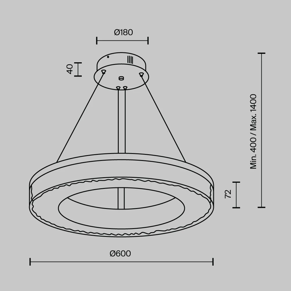 Подвесная люстра Modestyle MS.9020.600 CR
