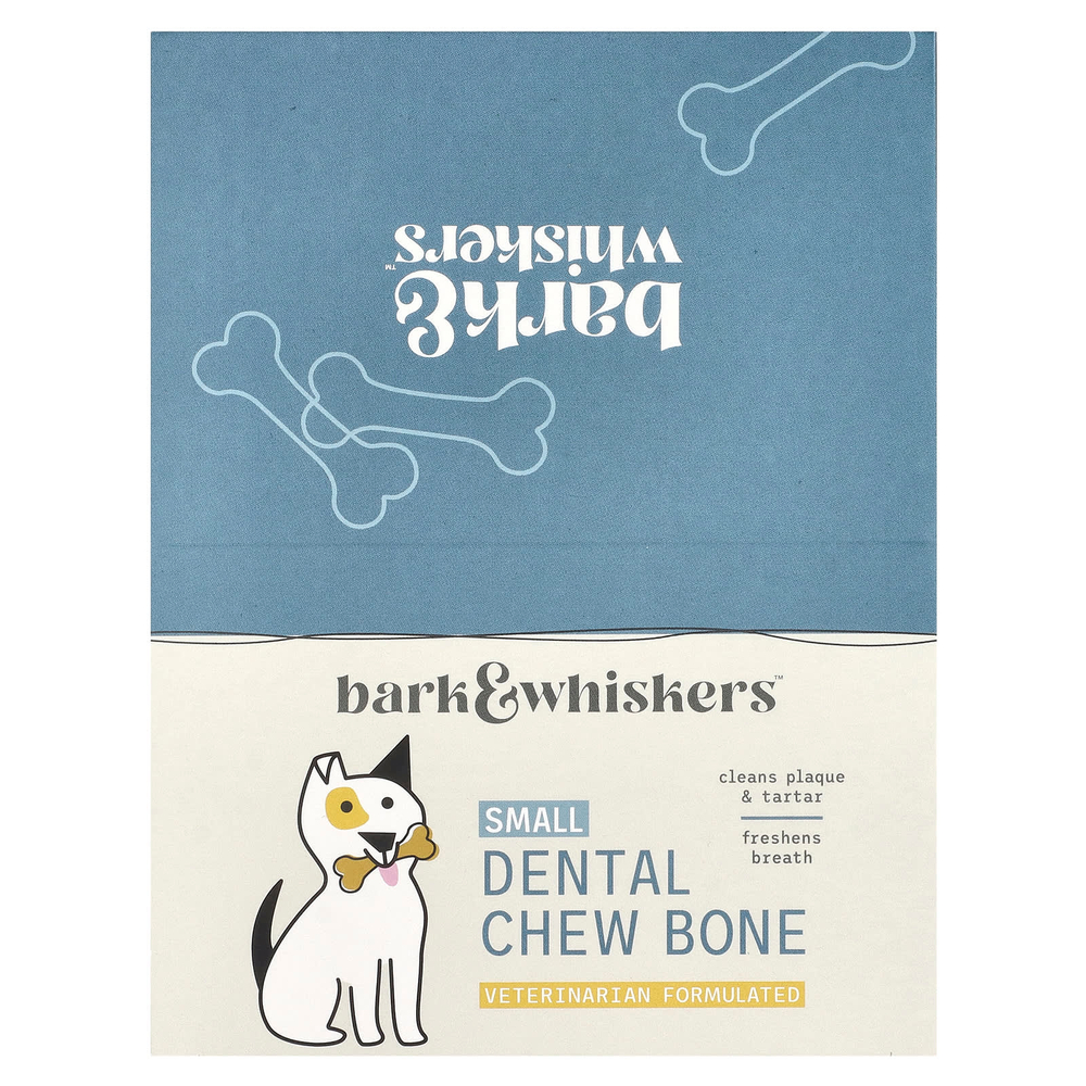 Dr. Mercola, Dental Chew Bone, жевательная кость, маленькая, для собак, 12 костей по 20 г (0,7 унции)