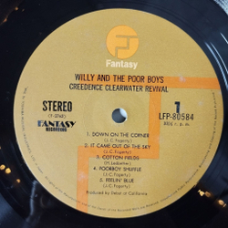 Винтажная виниловая пластинка LP Creedence Clearwater Revival Willy And The Poor Boys (Japan 1972) (No Obi) Fortunate Son