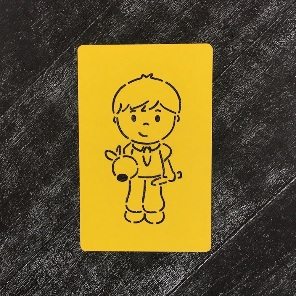 Ученик №14 Мальчик с яблоком